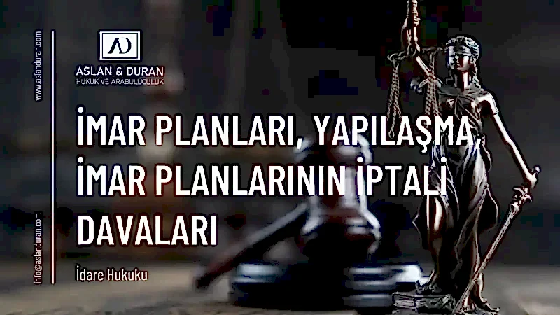 imar planının iptali davası